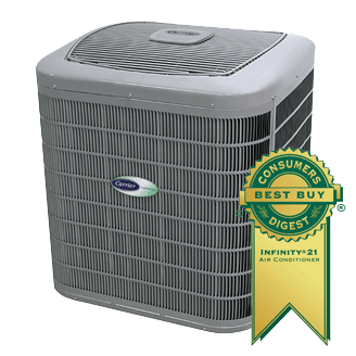 Carrier Infinity 21 central air conditioner.
