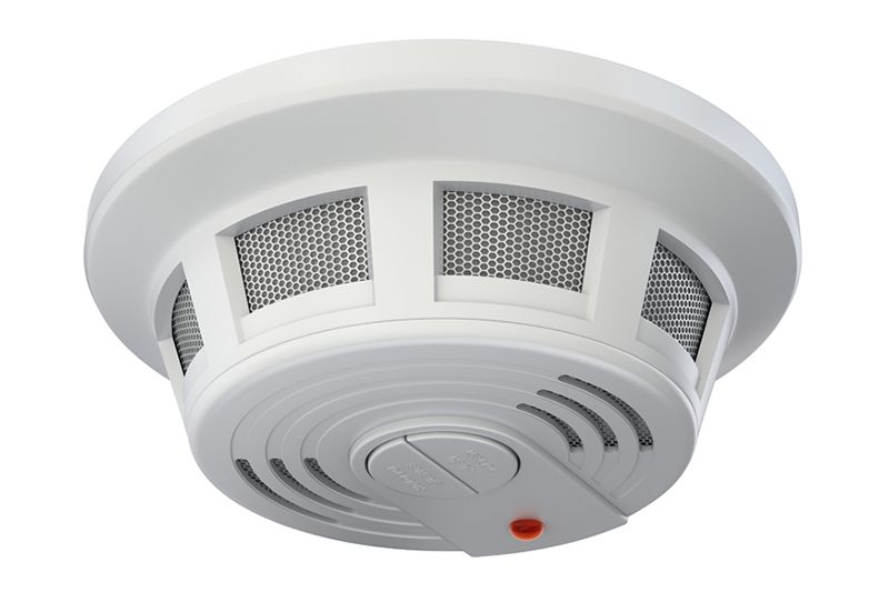 A carbon monoxide alarm. Learn the Facts About Carbon Monoxide.|A focused image of a carbon monoxide alarm. Learn the Facts About Carbon Monoxide.