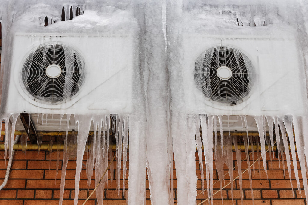 External air conditioning system in ice